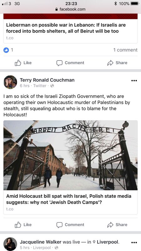 Here are a few examples of Terry’s antisemitism