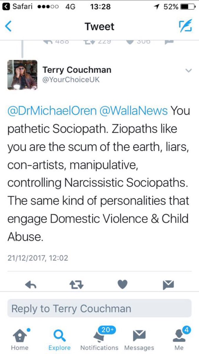 Here are a few examples of Terry’s antisemitism