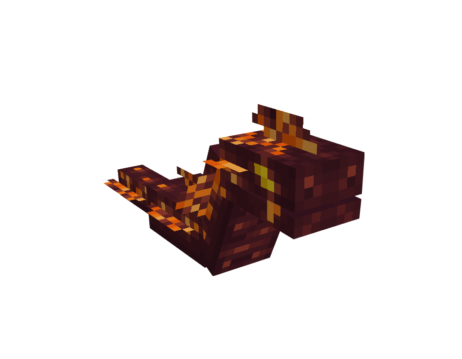RefreshedO's tweet photo. There's been no posts in a long time, Im having some difficulties right now but to show that im still trying to do something here's the Magma Drizzler, a loyal friend that will put you out of fire! #RefreshedNether #Minecraft #Blockbench #MinecraftMod #Model https://t.co/A5Eu1JQbpo