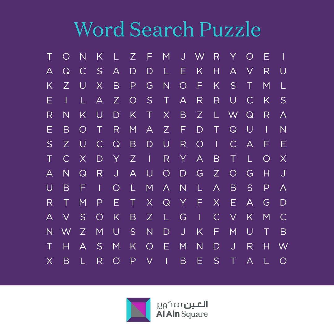 AlAinSquare's tweet photo. Can you guess all the names in this word search puzzle? There are 10 in total.
#inAlAinSquare #inAlAIn #AlAinSquare #game #quiz #puzzle https://t.co/qnMHARr0I8