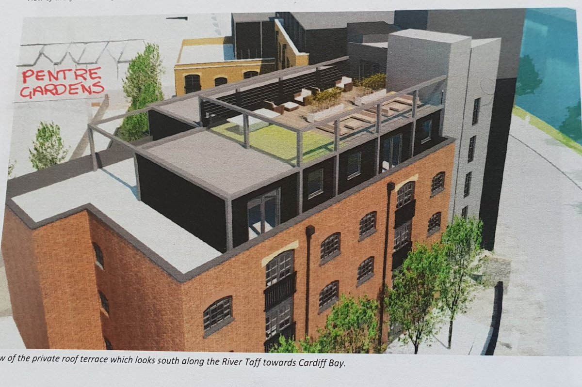 And this is what is being built instead. <a href="/HafodHousing/">Hafod Housing</a> are following #Rightacres plans. Loss of light, privacy with this huge development. Waved through planning despite several issues with the plans. Residents completely ignored. <a href="/CardiffCivicSoc/">Cardiff Civic Society</a> <a href="/cardiffcouncil/">Cardiff Council</a> <a href="/HuwL1oyd/">Huw L Williams</a>