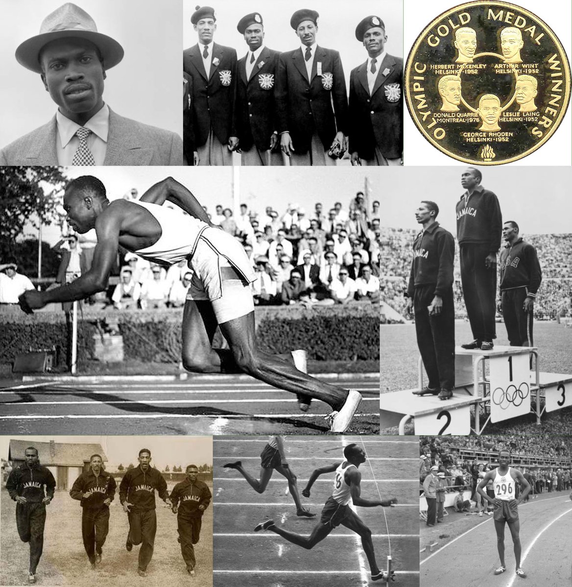 George Rhoden, Jamaica’s 2nd Olympic Gold Medallist, born 94 yrs ago today on 13 Dec 1926, in Kingston. 1950 Eskilstuna, Sweden, he set new 400m world record. 1952 Helsinki, Finland 2 Olympic Golds; 400m & 4x400m. 

Lest we forget: Today’s stars stand on the shoulders of giants. https://t.co/vhdSB8joFf