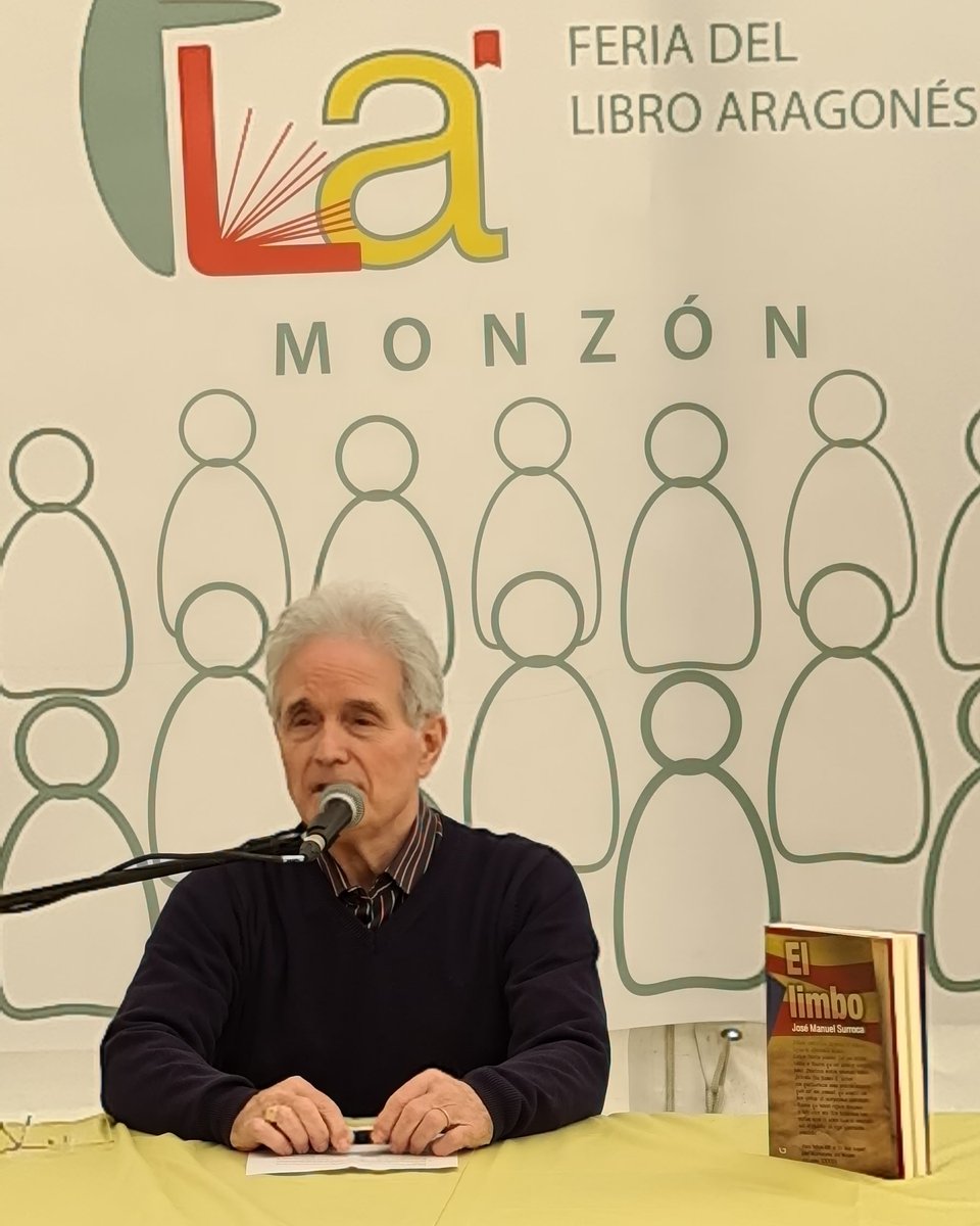 José Manuel Surroca con <a href="/grafeditores/">Gráficas Editores</a> presenta "El limbo" en la #ferialibroaragonés de #Monzón #feriasmonzón