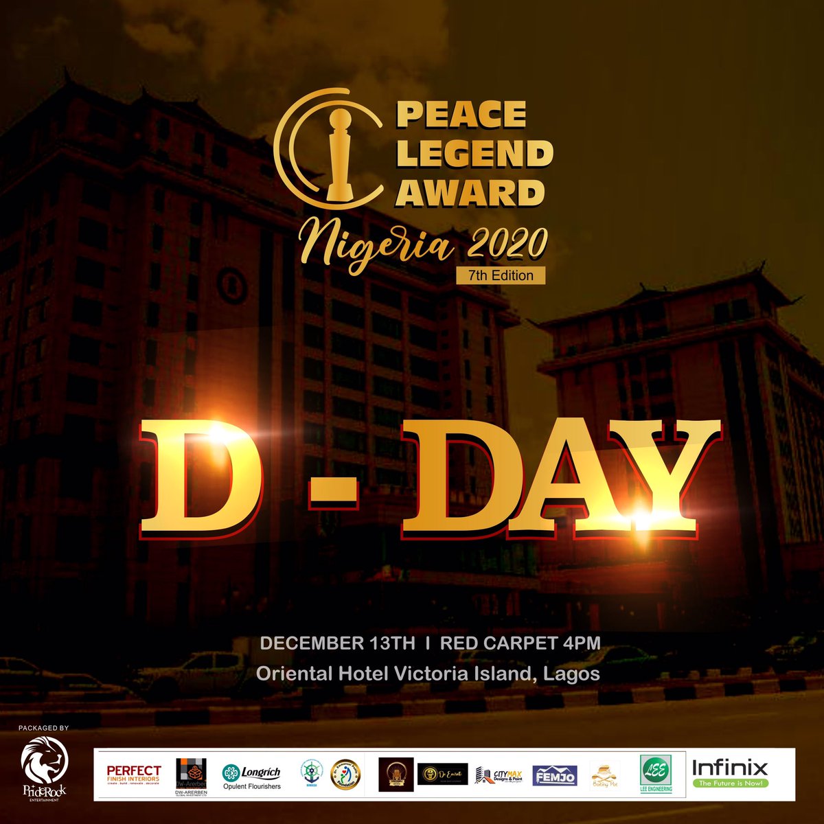 Daddystanley_'s tweet photo. It’s today 💃🏾💃🏾

Peace Legend Awards @pla_awards  Nigeria’s most celebrated award; rewarding excellence in businesses, personalities, industries and firms presents to you the 7th edition

Venue: Lagos Oriental 
Time: 4pm
Host @ushbebecomedian 

#Peacelegendawards https://t.co/qhPGG1dEtE