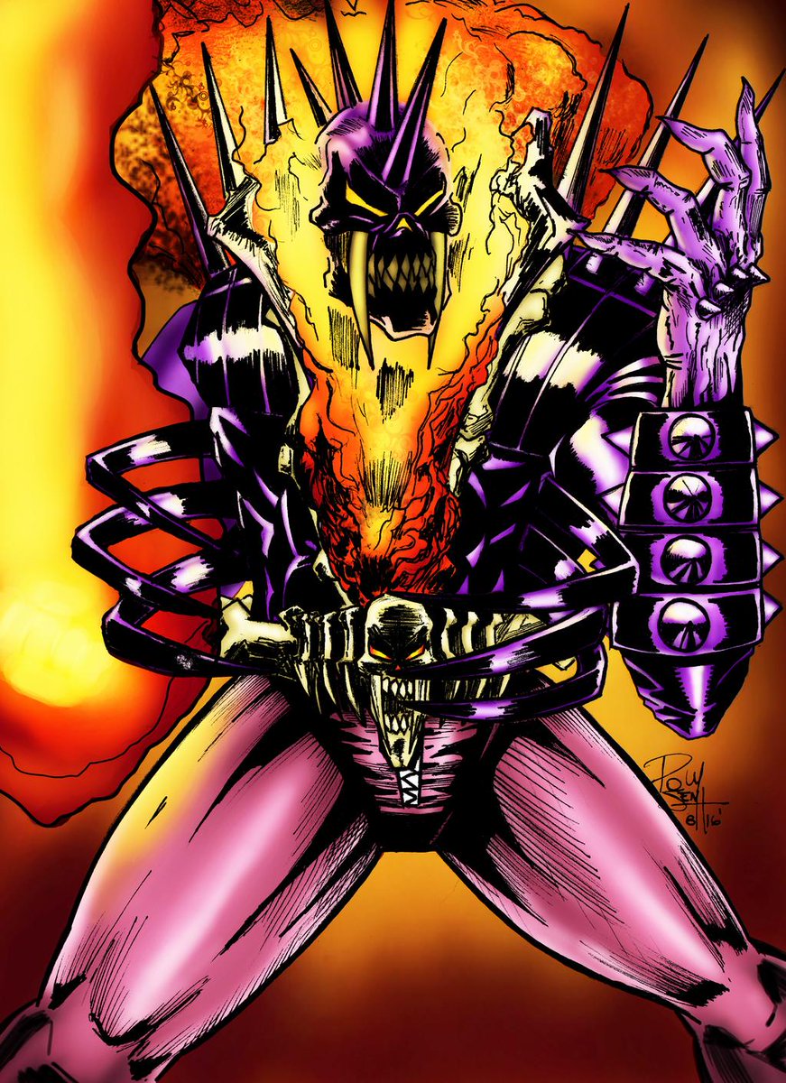 Venom would also inspire other characters at Marvel, Sabbertooth was an already established character but he took on more Venom traits alone with his original traits and Vengeance...the dark and gritty Ghost Rider..