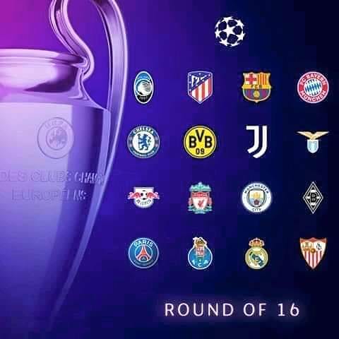 FootyFinds1's tweet photo. The last 16 will go into the draw for the knockout stages on Monday.

Who will get to the final?

#UEFA #uefachampionsleague #ChampionsLeague #championsleaguedraw https://t.co/83NooracOi
