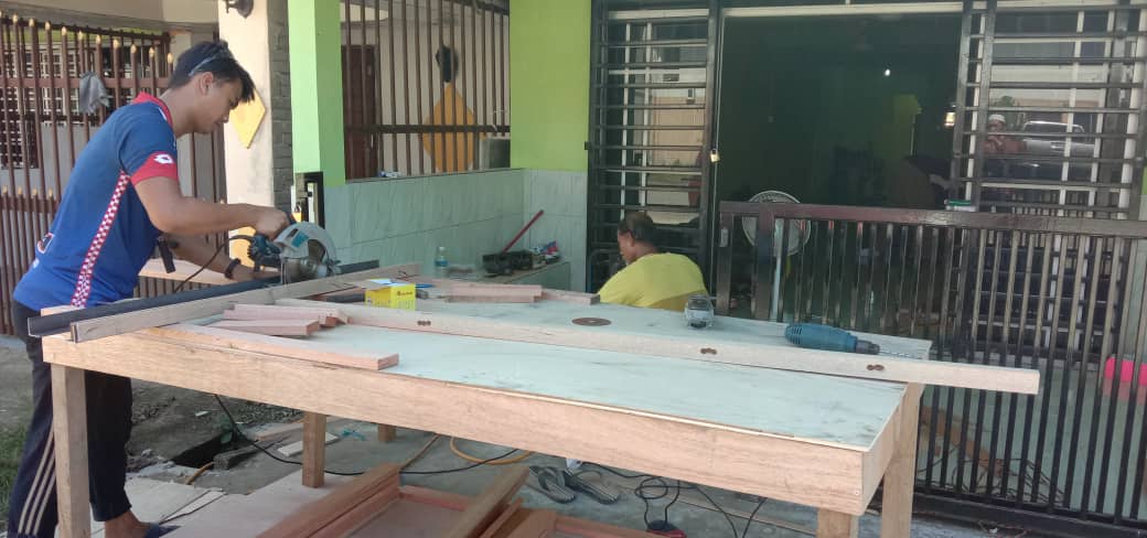 MaahadKm's tweet photo. KERJA-KERJA MENYIAPKAN KELENGKAPAN PERABUT MAAHAD TAHFIZ AL-IMAN SEDANG GIAT DIJALANKAN - RM10k MASIH DIPERLUKAN
Sumbangan boleh disalurkan ke akaun:
Maahad Tahfiz Al-Iman Kota Marudu
5601-8406-3047
Maybank
#JomInfaq
#JomSebarkan https://t.co/AtWIEH4MQ2