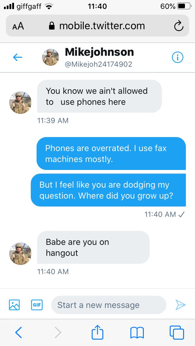 4.Phew. It was technical issues. The course of true love never did run smooth.