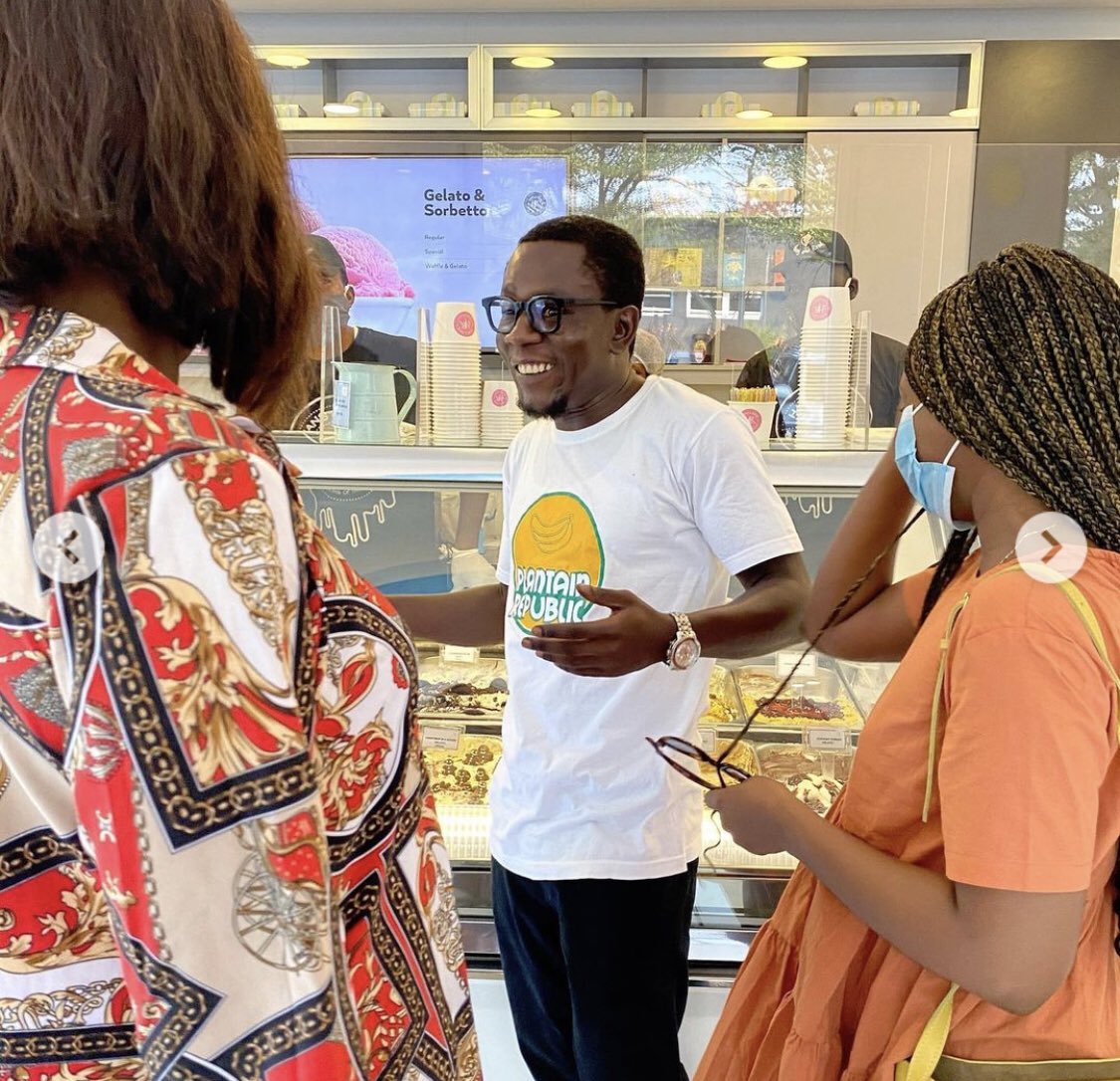 plantainrepub's tweet photo. Our dear friends at @hansandrene made organic plantain infused gelato. Essentially, Boli and Groundnut In Gelato form and it is LITTY. https://t.co/OhGLT2L0az