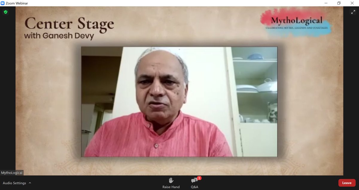 The eminent speaker is now talking about myth and artificial memory at #MythoLogical

#epics #myths #artificialmemory #memory #mythfest2020