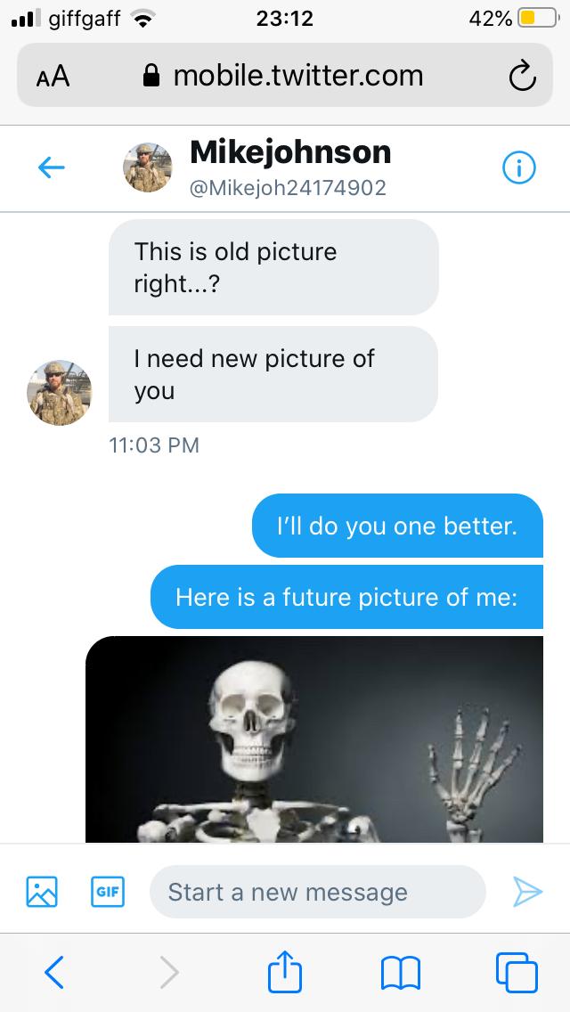 7.Mike is back safely! We're going to sacrifice something to celebrate. Probably our dignity.