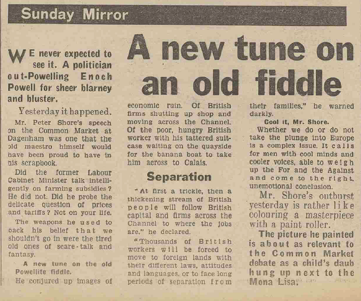 Paisley and Provisional IRA were adamantly against Europe...