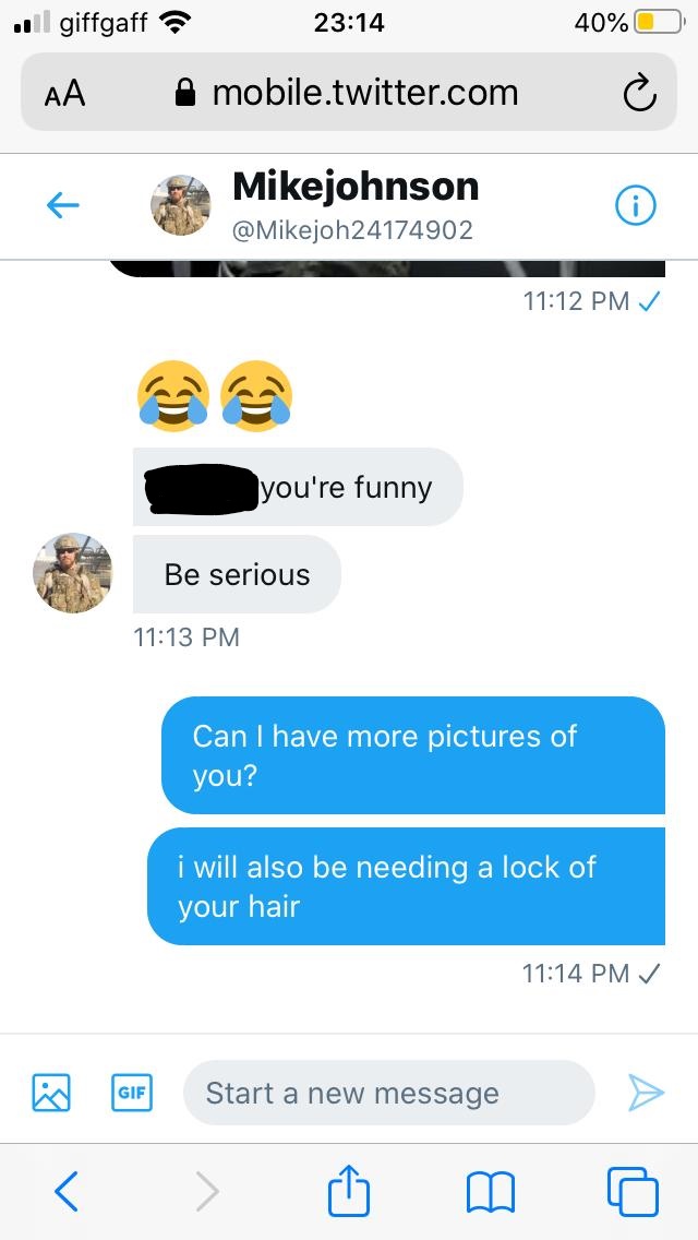 8.Mike's going to send a photo!