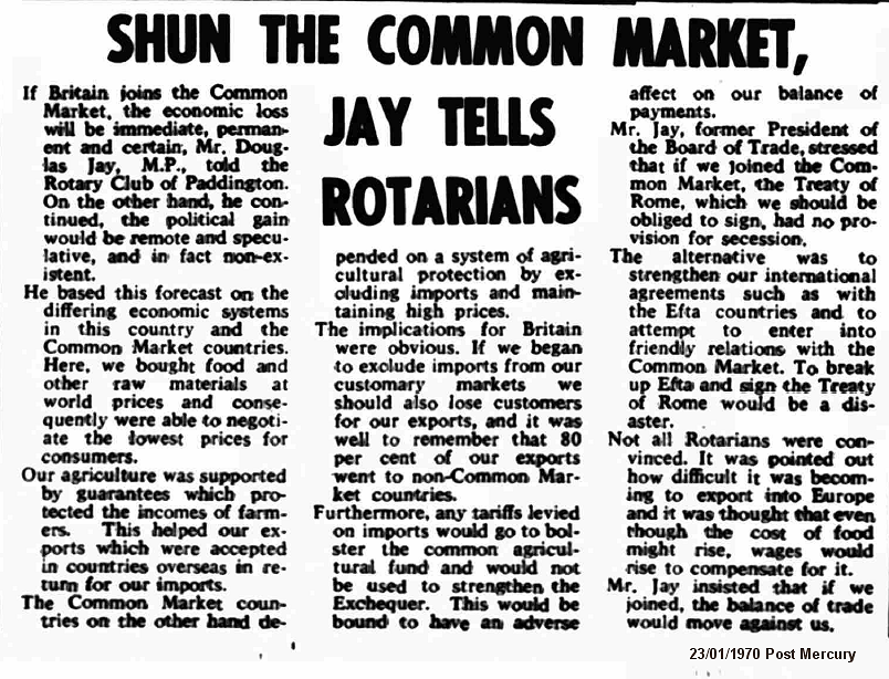 Paisley and Provisional IRA were adamantly against Europe...