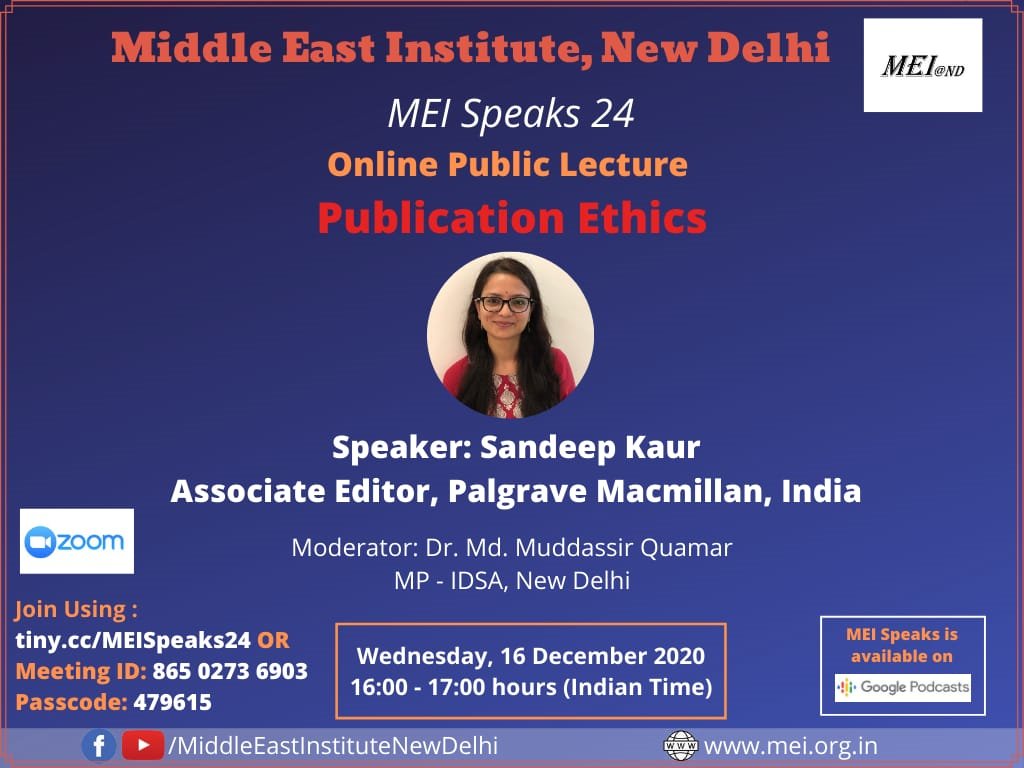 SandeepPalgrave's tweet photo. Collaborating with @MEI_ND to talk about #Publication #Ethics
You may attend the talk here: https://t.co/TSLtZTTxmW https://t.co/W31wg1ElXK