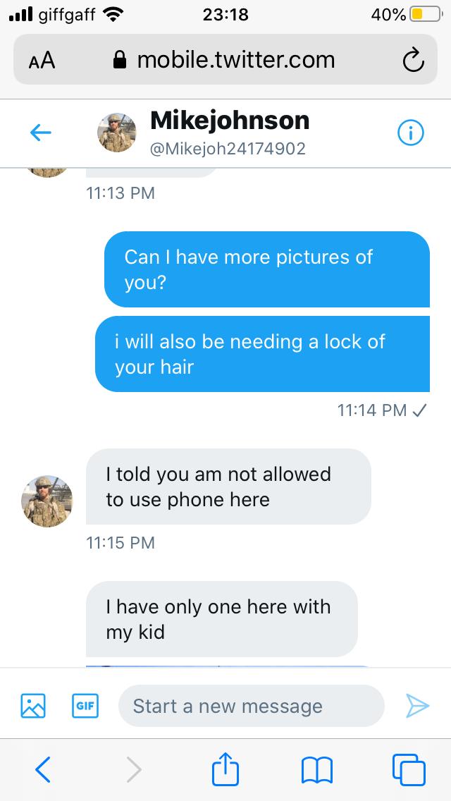 8.Mike's going to send a photo!