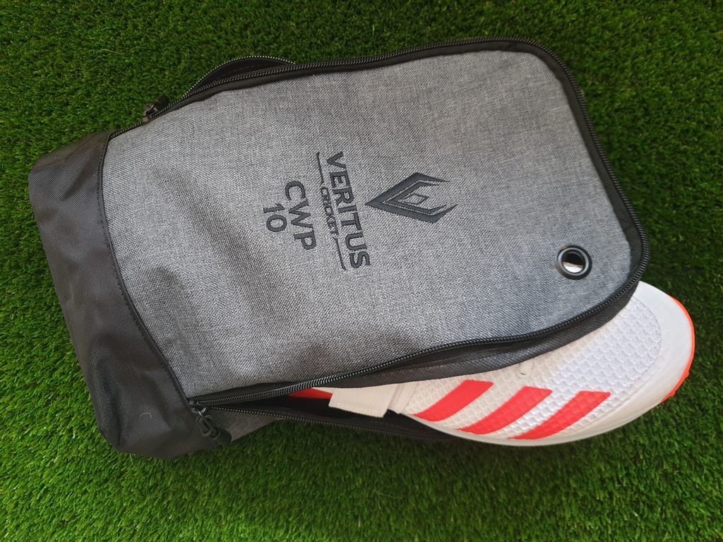 SportsVeritus's tweet photo. Cricket boot bag, fully personalised #bootbag #embroidery #spikes #cricketshoes https://t.co/8dckjlsQwP