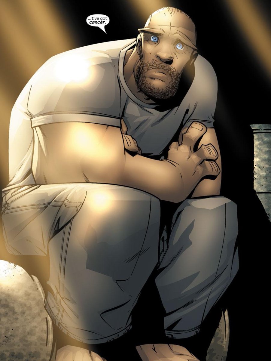 Anyway this lead us to Paul Jenkins, his run introduce a major change to Eddie, Eddie had cancer. You see this change was meant to explain why Eddie needed the symbiote and was so erratic over the years. He also got a reworked origin in a mini called Dark Origin.