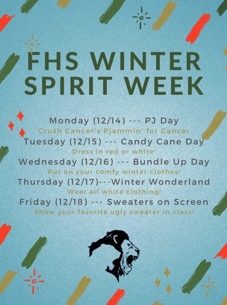I have my ugly sweater ready—Fairfax, let’s celebrate the start of our winter break with a spirit week!   #hearusroar <a href="/Fairfax_Academy/">Fairfax Academy - FCPS</a> <a href="/fcpsfairfaxhs/">@FCPSFairfaxHS</a>