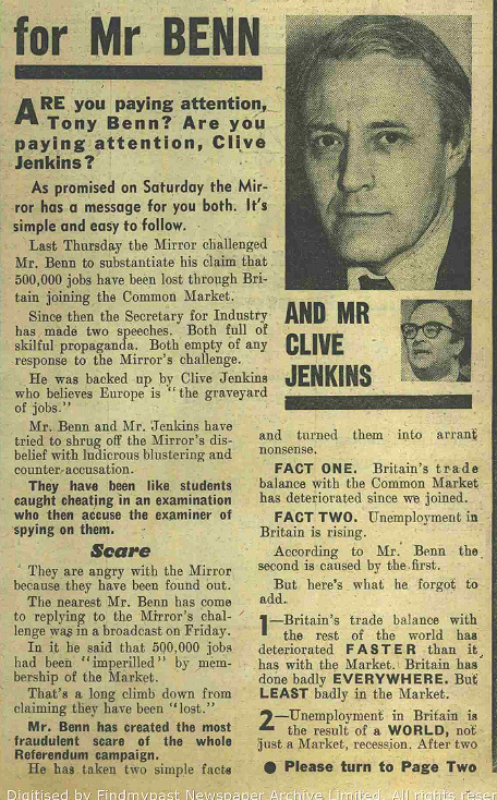 Paisley and Provisional IRA were adamantly against Europe...