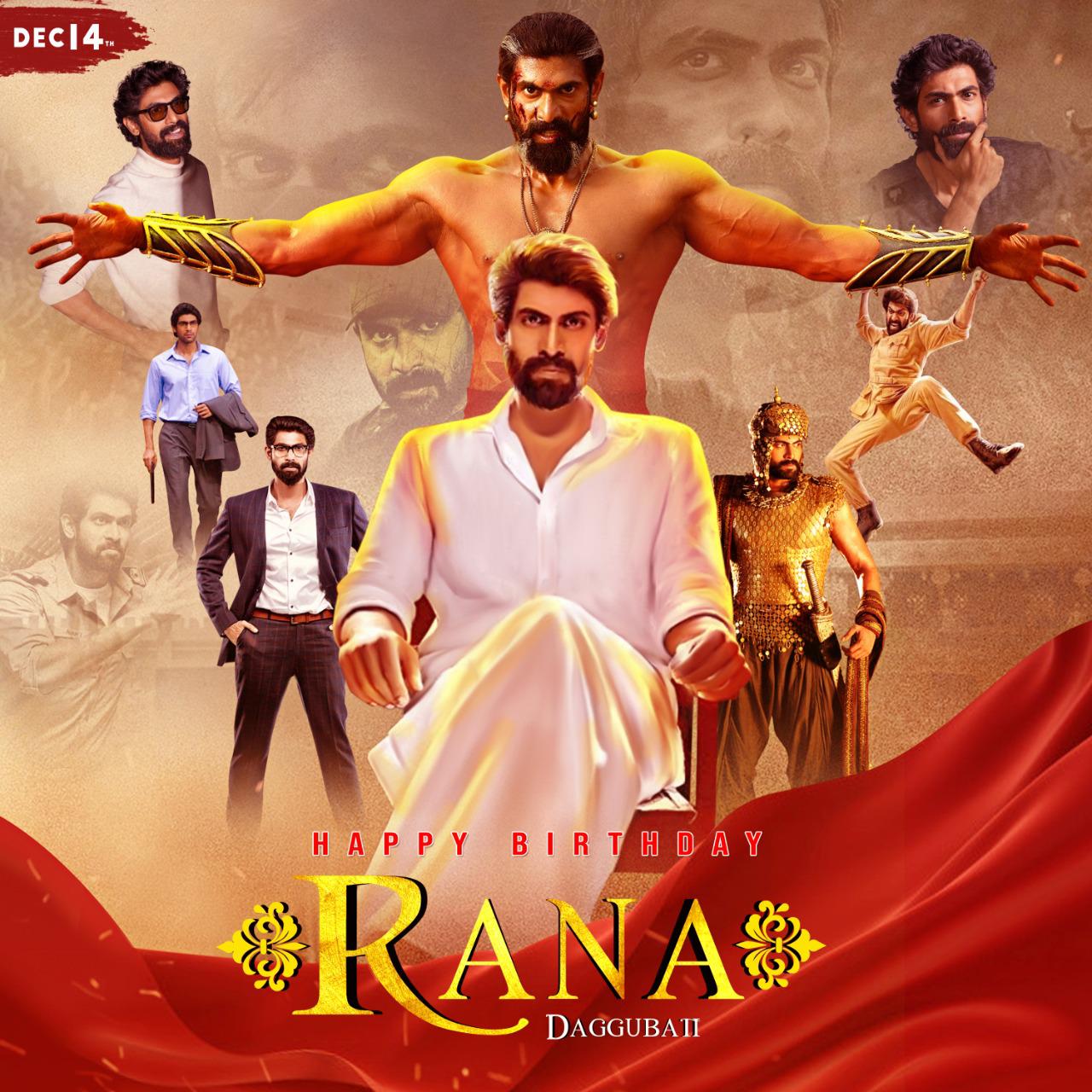 Happy Birthday to the Big Guy who\s Synonym of Versatility RANA DAGGUBATI 