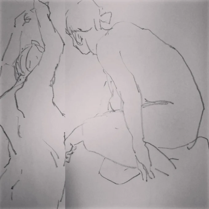 形への癖っぽい描き方のところ、なんとなく自認してきて もっと探してだいじにしてもいいかもしれない 