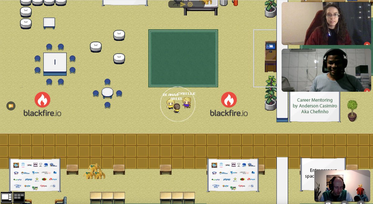 DarkmiraTour's tweet image. Gostou do mapa virtual do evento? Pode ter o mesmo com o @WorkAdventures. Só contatar @coding_machine ou @david_negrier. Parabéns pela ferramenta, ela ajuda muito a aproximar as pessoas. E nosso grande obrigado para @CyrilleGrandval por ter criado o map todo e as salas secretas