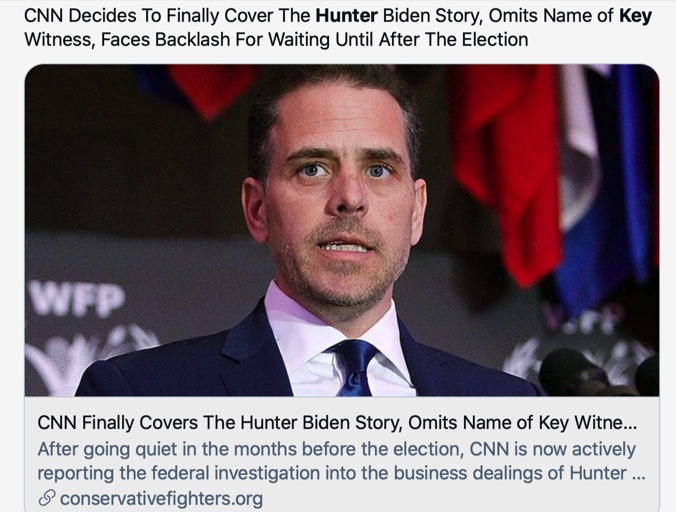 1. CNN has finally learned the name of Tony Bobulinski as Hunter Biden's partner, but they just can't quite say the name.