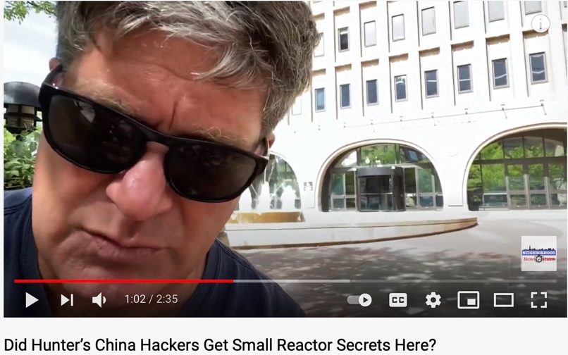 6. And the Chinese spy team was finally arrested this year after all the micro-reactor technology has been transferred.
