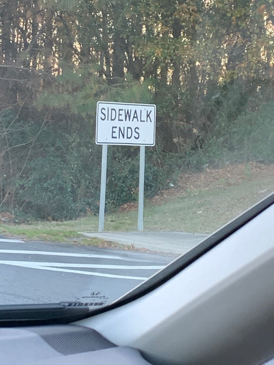 gregmcevoy's tweet photo. I found where the sidewalk ends - Fairburn GA. Shel Silverstein was right. https://t.co/K29fiv3UmM