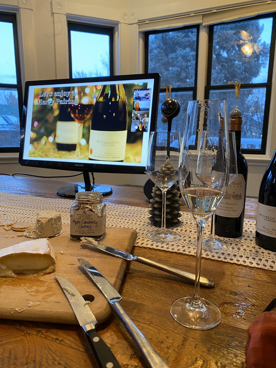 It’s unfortunate that our in-person company holiday party had to be cancelled this year, but our team still had a blast doing a virtual wine tasting together. Thank you Willamette Valley Vineyards for a great event and thank you to our team for all that you do.