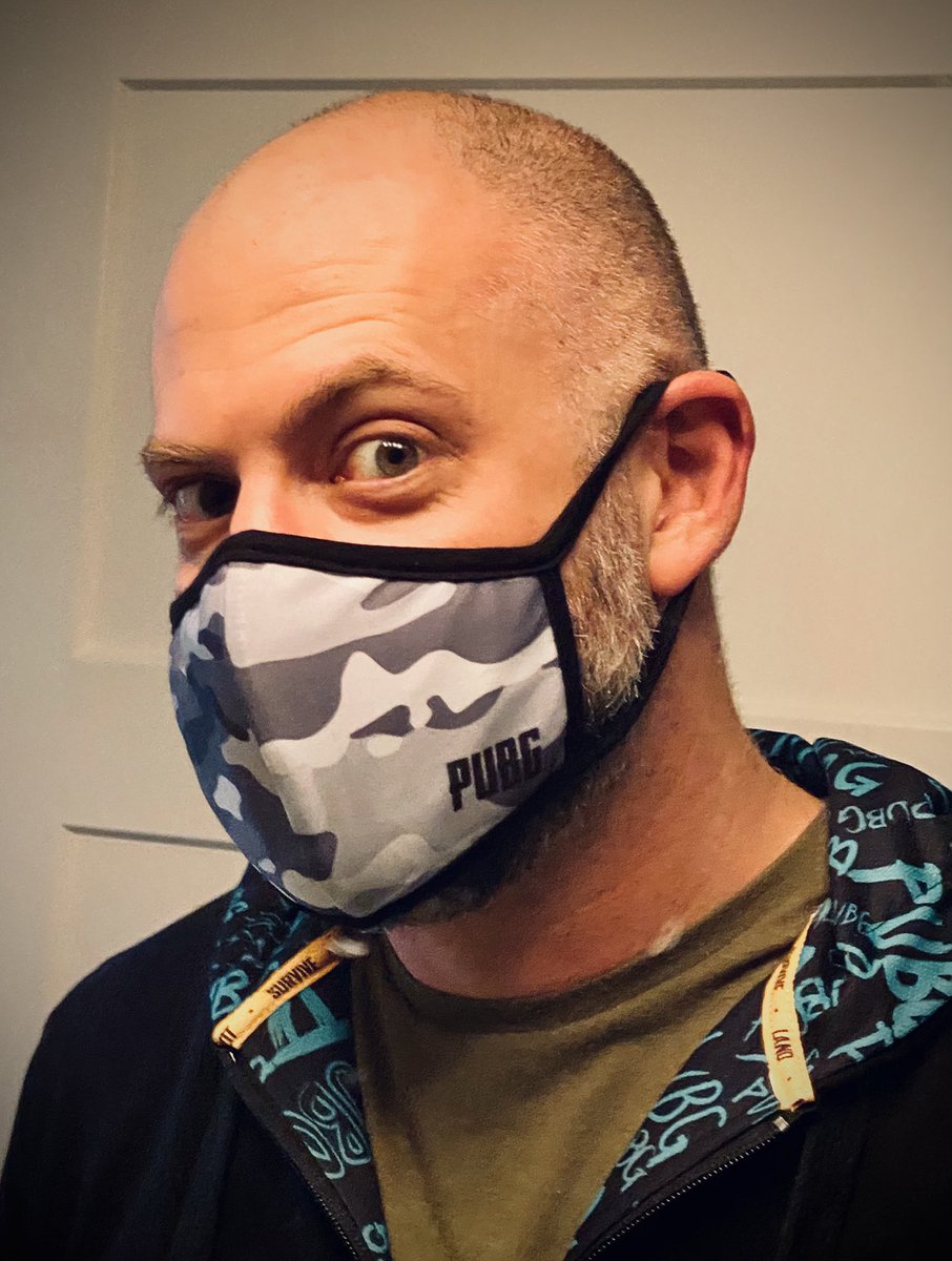 GamedojoChannel's tweet photo. Finally game swag that’s useful! 😂... thanks @PUBG for the great gift! #2020almostover https://t.co/fvEgIUoI9m