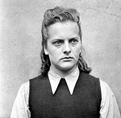  #OTD in 1945, Irma Grese, also known as "The Beautiful Beast" was executed by hanging in Hameln Prison for war crimes. She was unsuccessful in training as a nurse, so in June 1941 she volunteered for SS Helferinnen training at Ravensbrück.  #history