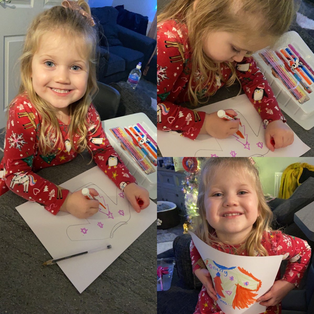shaniexoxx's tweet photo. @BryncethinPS1  Lydia loved making her own Christmas jumper for her homework🎄🎄 https://t.co/KE5GjiAK59