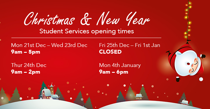 ICSLearn's tweet photo. Attention ICS Learn students and friends! 🔊

A quick reminder that our Student Services team will be temporarily unavailable from the 25th of December until the 1st of January for the holidays!

We wish everyone a safe and happy holiday season. ❄️ ✨ https://t.co/W2GtHIwUiA