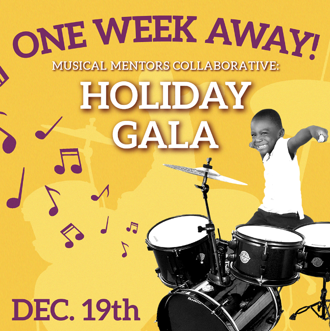 Our Holiday Gala is less than ONE WEEK AWAY! Grab your tickets now through linktr.ee/MusicalMentors… or on @TodayTix. We hope to see you there! ⭐