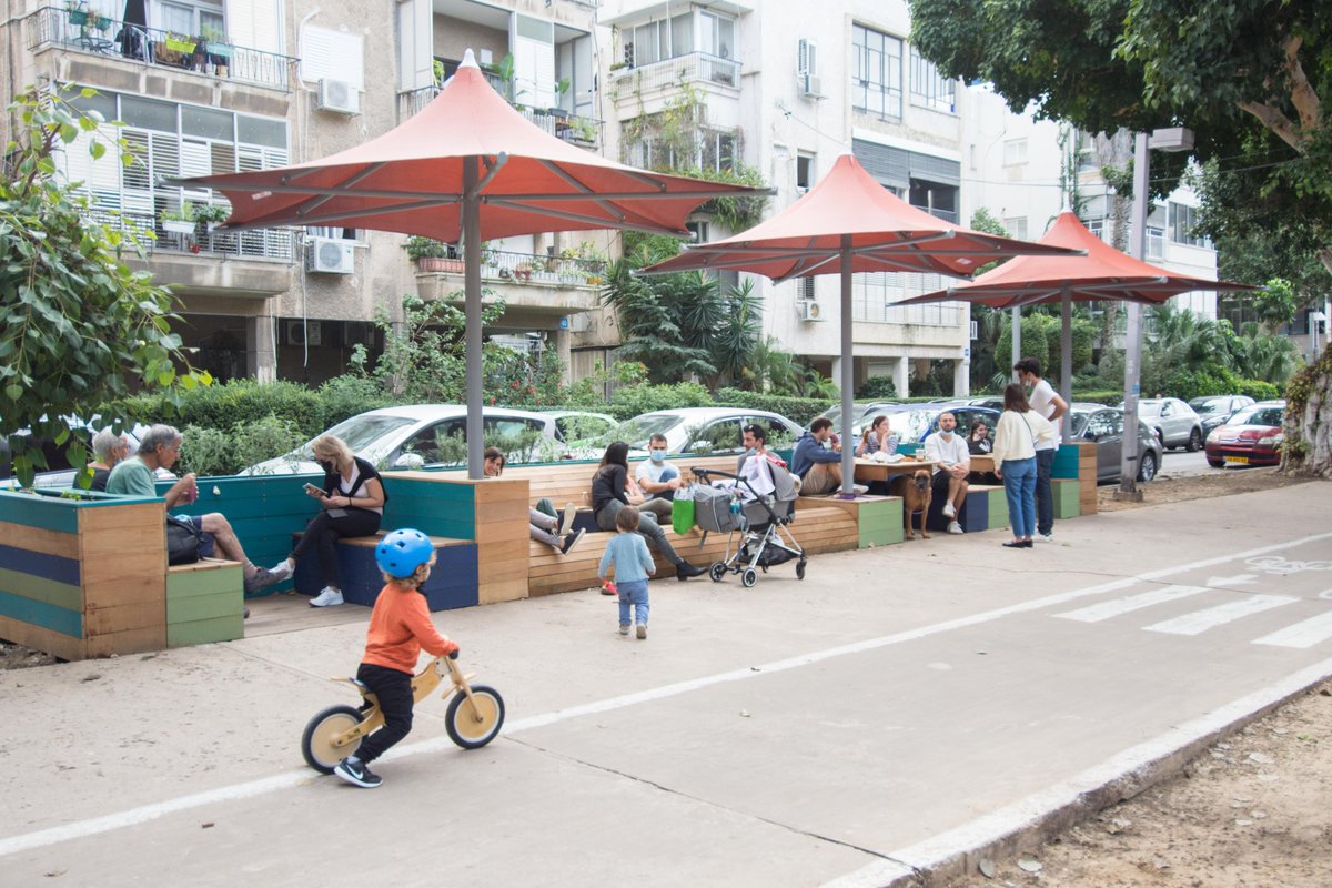 New Project: The Open Café, Tel Aviv

Together with Nadel Roizin Architects, we designed for the city an "Open Café." It's a place where friends meet each other, people work with their laptops, children play, and visitors can observe the passersby. 
humankind.city/project/The-Op…