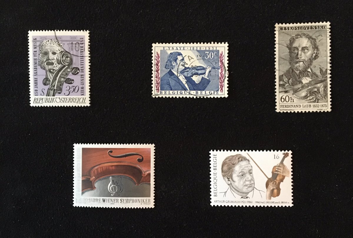 A few more stamps for #WorldViolinDay