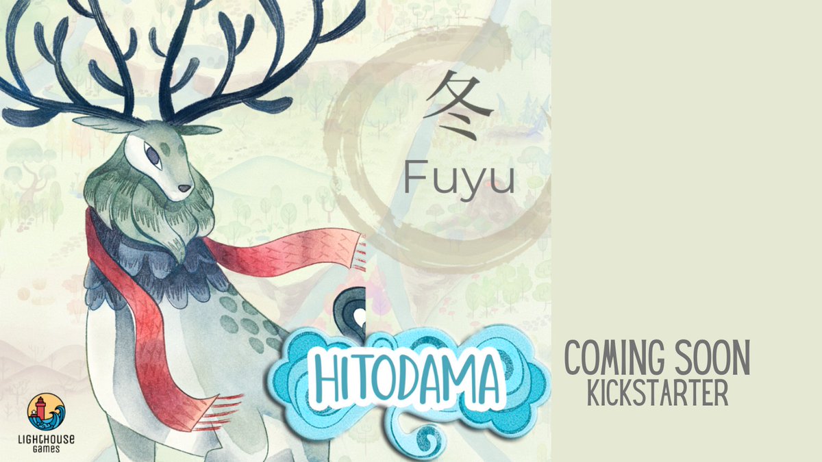 Lighthousegms's tweet photo. The revelation of the next guardian of the seasons -Fuyu, the endless winter. 

"Fuyu was the last guardian of the seasons. When he looks up to the skies, his great power overflows in the form of northern lights and covers everything with snow"
#boardgame #Kickstarter #fantasy https://t.co/qQqA6mDhSQ