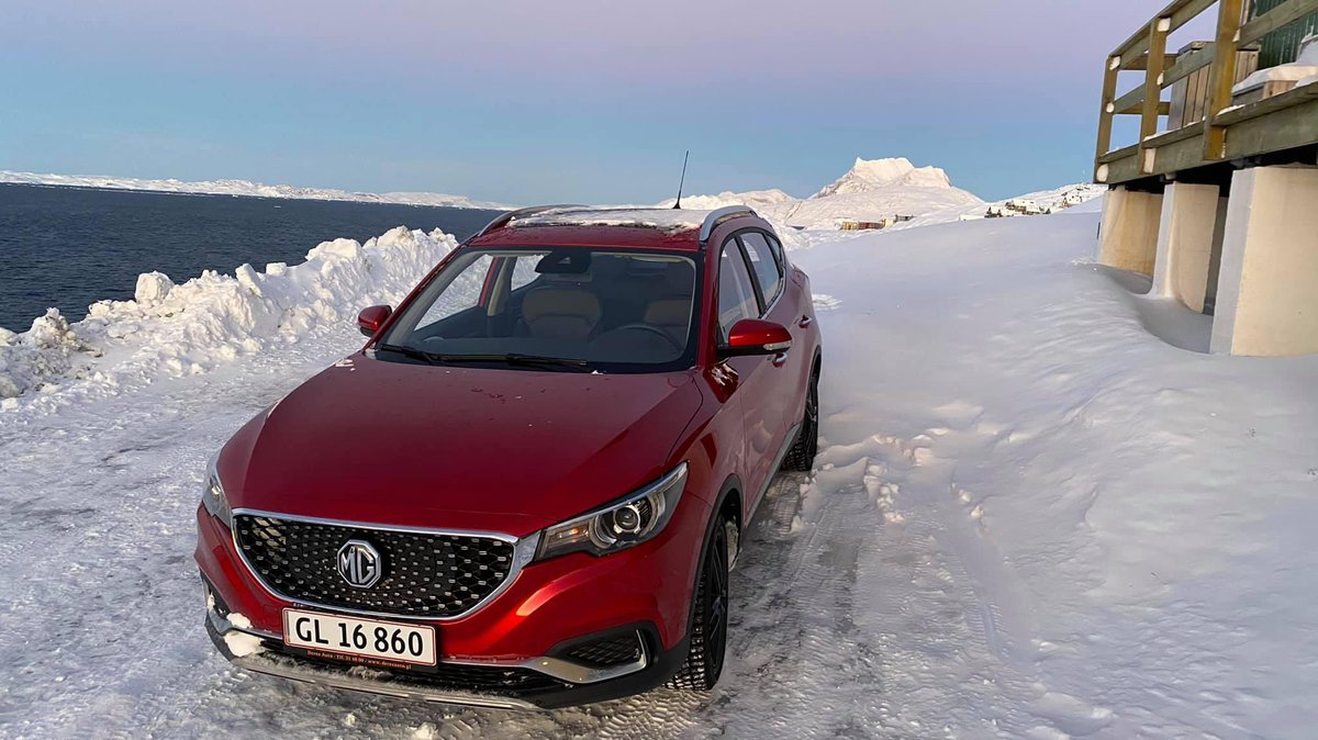 MGEVOwnersClub's tweet photo. #teamred looking picture perfect in Greenland against a background of snow and sky. #letitsnow #redwhiteandblue #whywaittil2030 #goodbyeoil https://t.co/vMkK1ktMGr