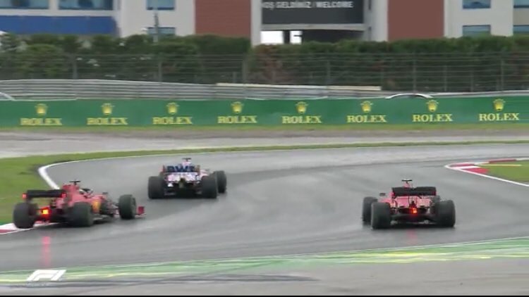 Turkish GP Ohhh my what a race. Wet conditions proved difficult for many drivers with many spins(ottas). Stroll initially dominated the race after taking pole but Hamilton drove an exceptional race from P6 alongside Perez who both beautifully managed their tyres.SEB PODIUM