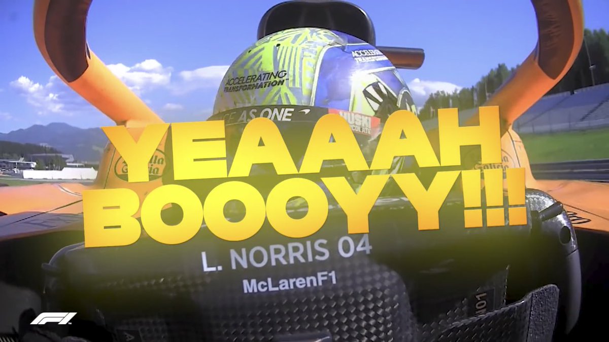 Austrian GP What a race to start the season! 3 Safety cars, reliability madness. Albon heartbreak  after colliding with Hamilton. Hamilton’s 5 second penalty spurred on an insanely quick Lando Norris to drive the best lap of his career to get his first Podium. SCENARIO 7