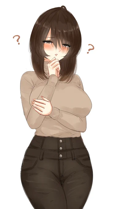 こういうお姉さんすこっ♡っていう落書きです。 
