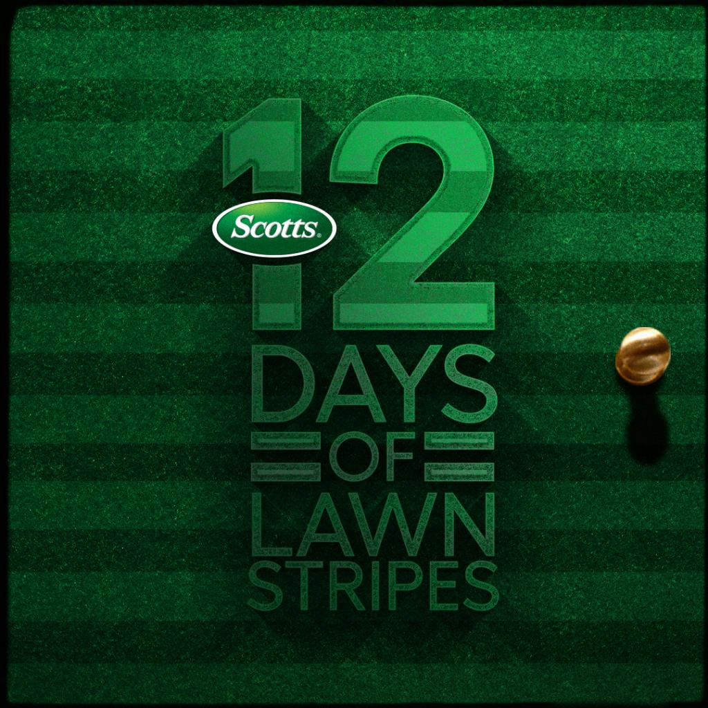 ScottsLawn's tweet image. If you’re obsessed with lawn stripes, the next 12 days are for you. Every day, we’re giving away LIMITED EDITION lawn-striped theme items. All you gotta do is retweet for a chance to win! Stay tuned...