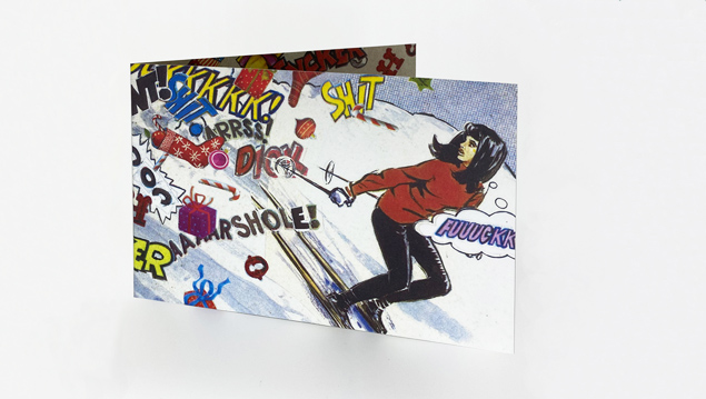 My collage turned into Christmas cards available from the website. Still time! davidmach.com/books-gifts/