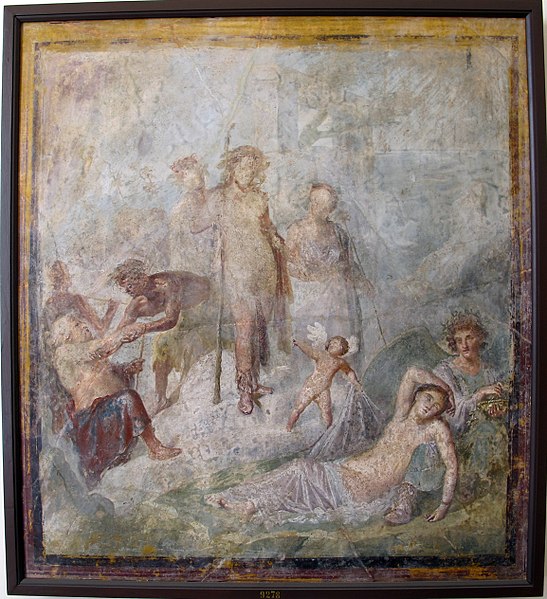 In today's  #thread we are going to have a look at sadly faded mural paintings of the House of Ariadne (Regio VII, 4, 31/51), excavated in 1822, 1832, and 1846 at  @pompeii_sites.Pompeii in Pictures,  @MANNapoli.