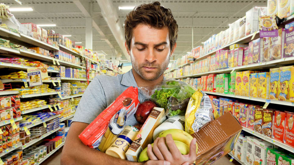 TheOnion's tweet image. Man Has Come Too Far To Turn Back For Grocery Basket bit.ly/2W3QQ98
