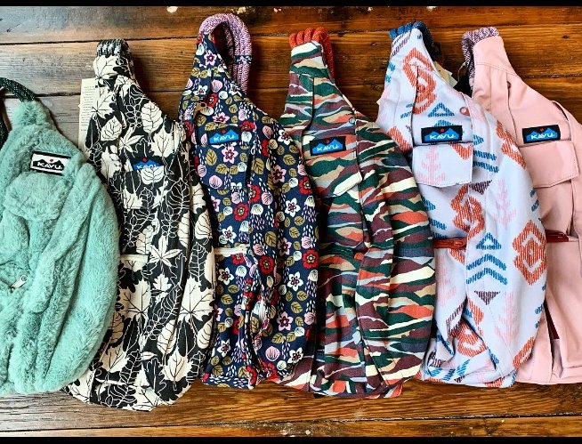 SouthernExpTN's tweet photo. Kavu in new patterns is the perfect gift! We are open 12-4 today! Come see us for your gift giving! #shoplocal https://t.co/b0FKQXqgGh