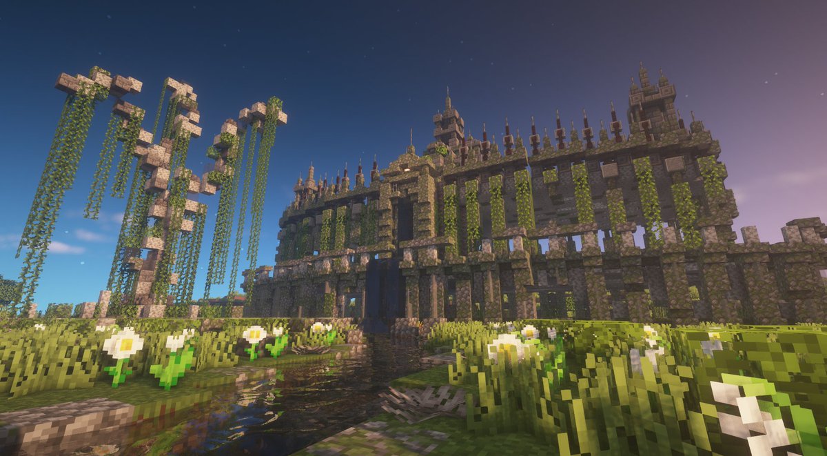 Twitter 上的 Neonkan マイクラ建築士 休止中 建築紹介 私も マインクラフト で建築をしています テラコッタ宮殿 白樺の家 魔女の家 失われた都 廃墟 の建築画像となります マイクラ Minecraft建築コミュ バニラ建築学部 マツコの知らない世界