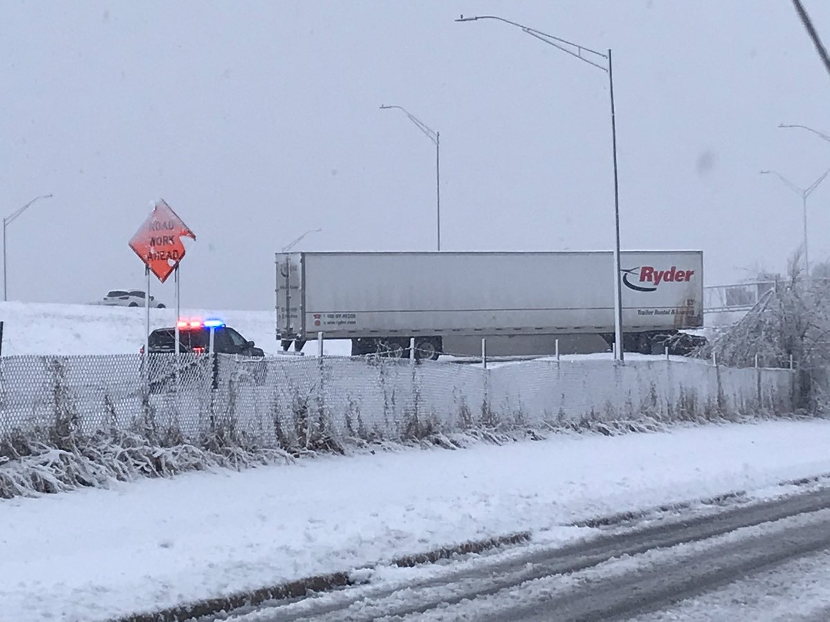 Traction issues on any grade in OKC. Jackknife in SW 15 to I-44 WB on ramp. Use caution! <a href="/kfor/">KFOR</a> <a href="/4WarnStormTeam/">4Warn Storm Team</a> <a href="/NWSNorman/">NWS Norman</a> 12/13 9am